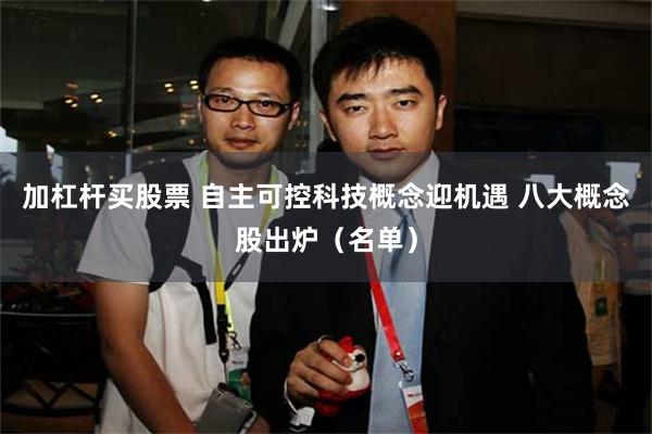 加杠杆买股票 自主可控科技概念迎机遇 八大概念股出炉（名单）