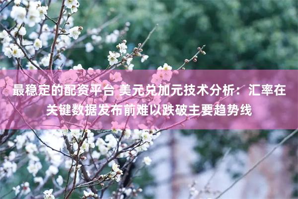 最稳定的配资平台 美元兑加元技术分析：汇率在关键数据发布前难以跌破主要趋势线