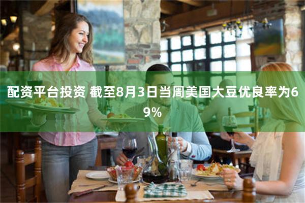 配资平台投资 截至8月3日当周美国大豆优良率为69%
